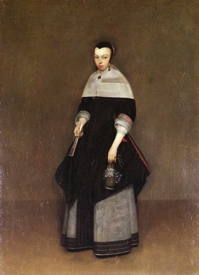 Female Portrait by Gerard ter Borch